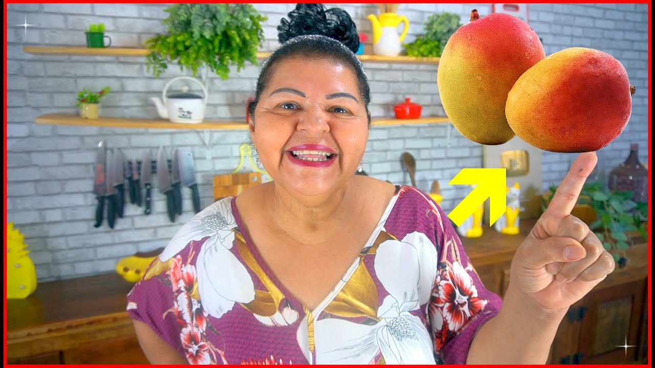 NÃO DEIXE MANGA ESTRAGAR!! FIZ A MELHOR RECEITA COM MANGA!!