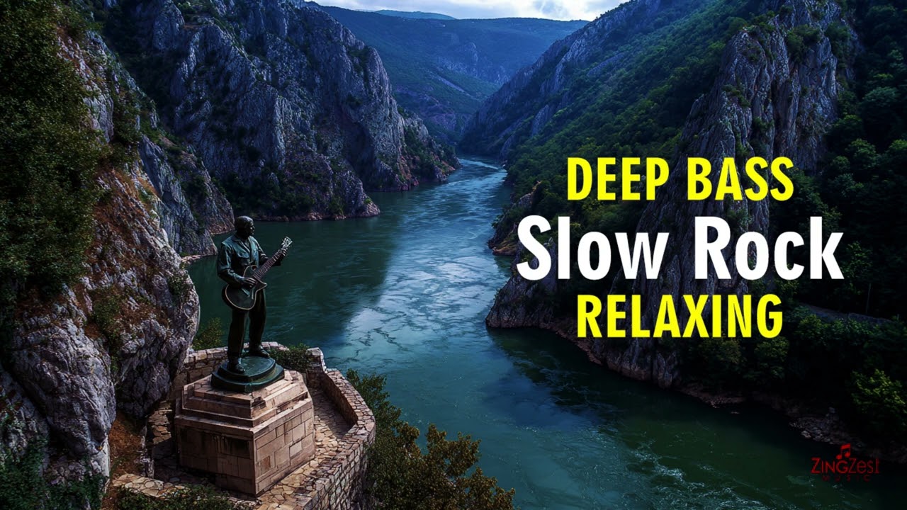 1 Hours Deep Bass Slow Rock Relaxing Nostalgic Guitar Ballads Full No Vocal #music #guitar #bass