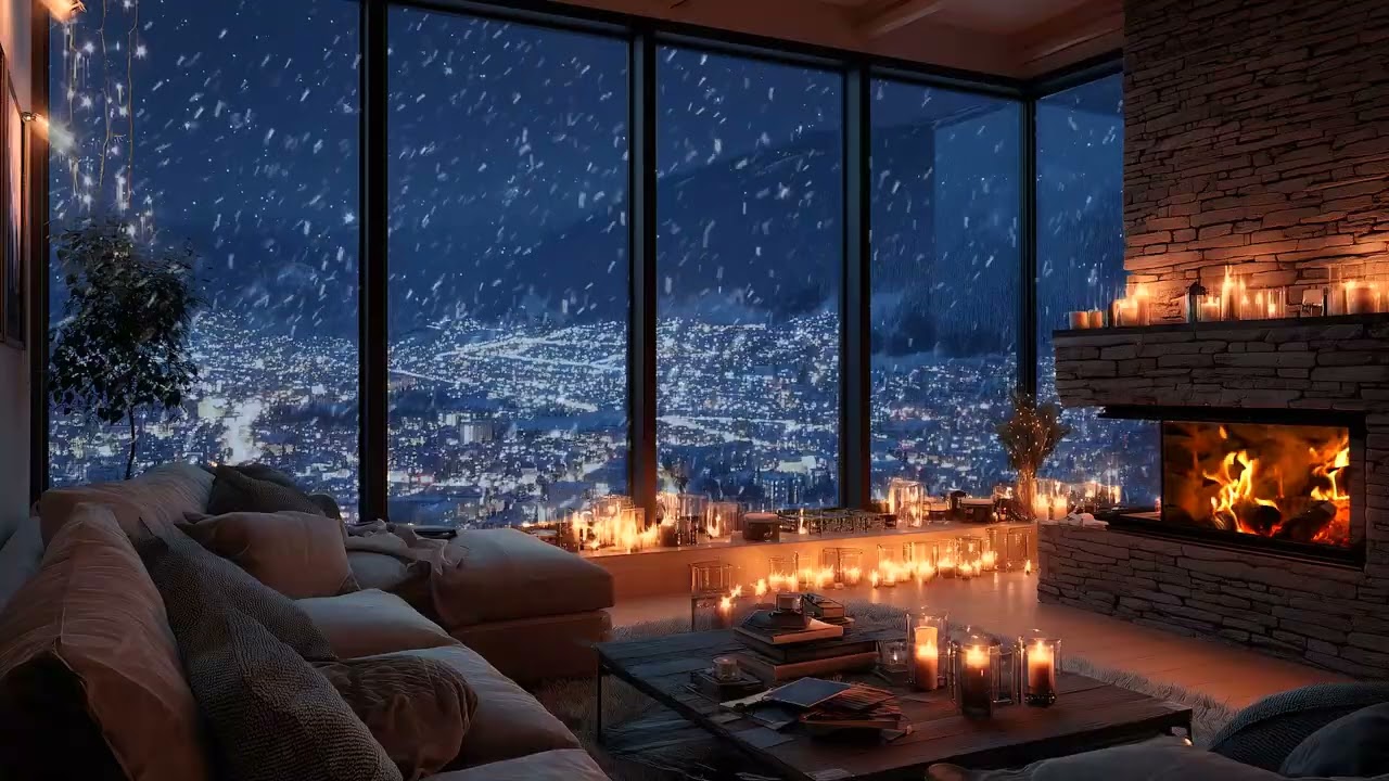Cozy Night Winter Piano – Gentle Piano Music for Deep Sleep, Relaxation and Mental Comfort