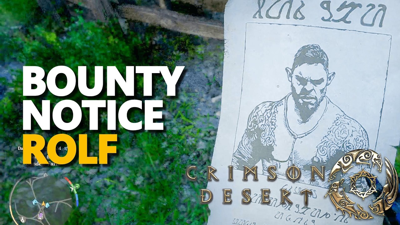 Bounty Notice - Rolf FULL QUEST Crimson Desert
