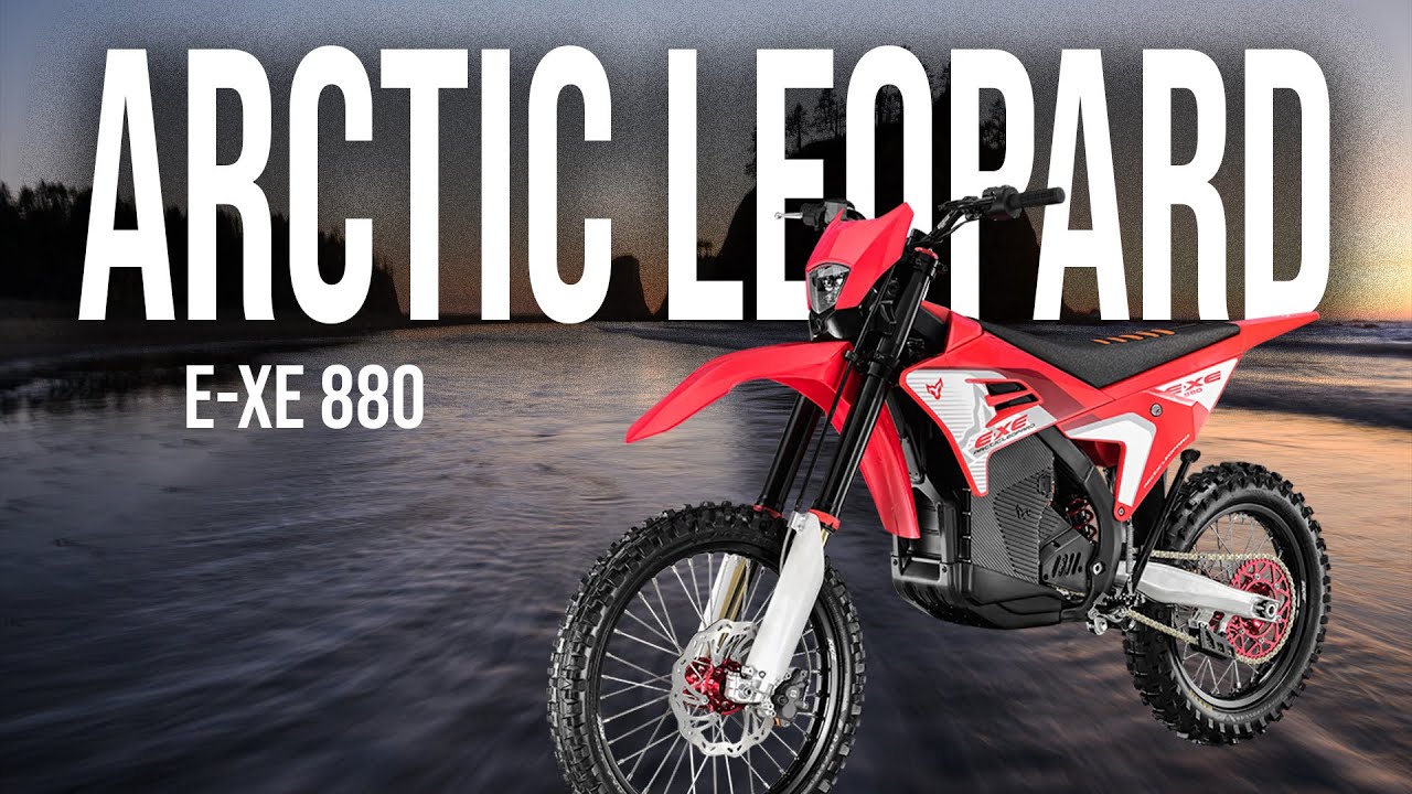 НОВЫЙ электрический кроссовый мотоцикл Arctic Leopard E-XE 880! #распаковка