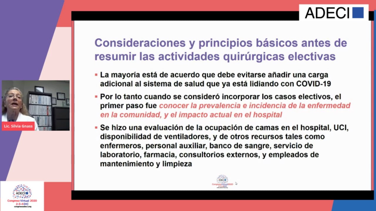 Congreso ADECI 2020  10   CONTROL DE INFECCIONES EN CIRUG&Iacute;A DE LA TEOR&Iacute;A A LA PR&Aacute;CTICA