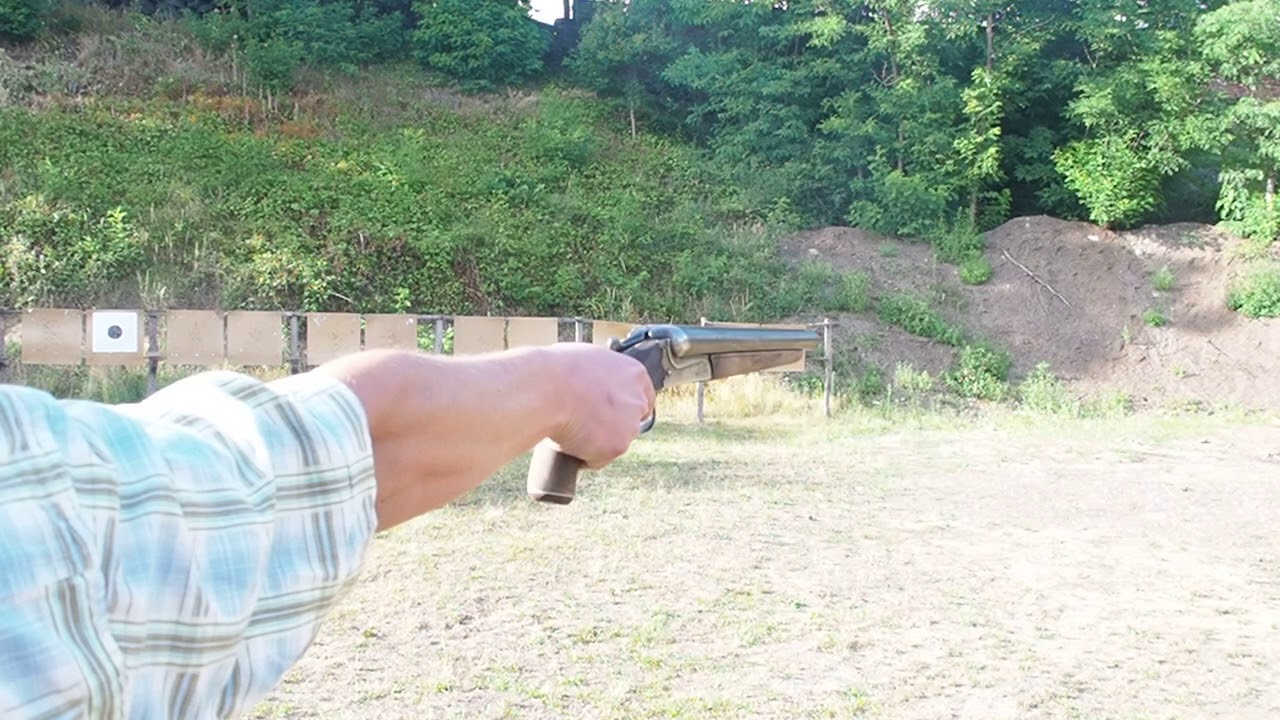 Lupara 12/70 shooting with 24g