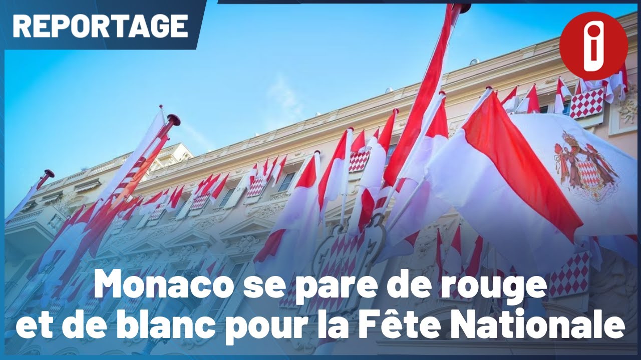 Monaco se pare de rouge et de blanc pour la F&ecirc;te Nationale