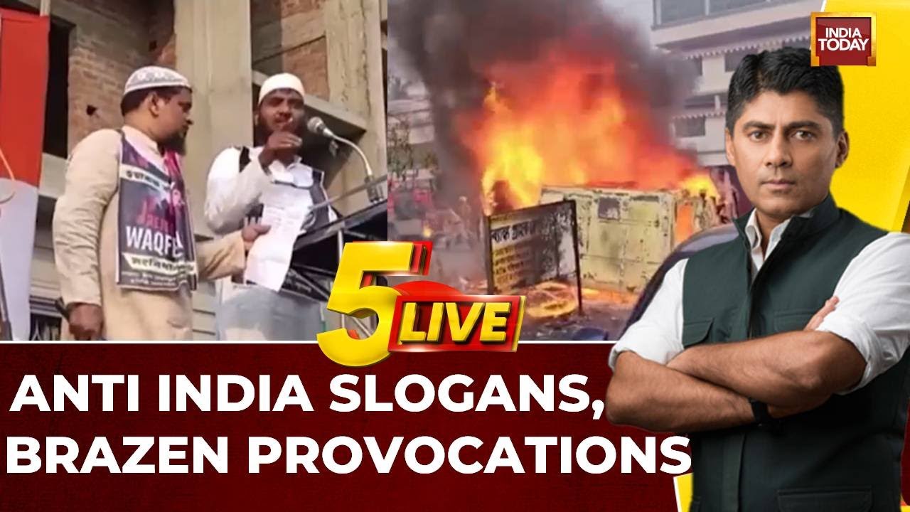 Anti-Waqf Bill Rally In Murshidabad Turns Violent | Protesters Block National Highway | India Today