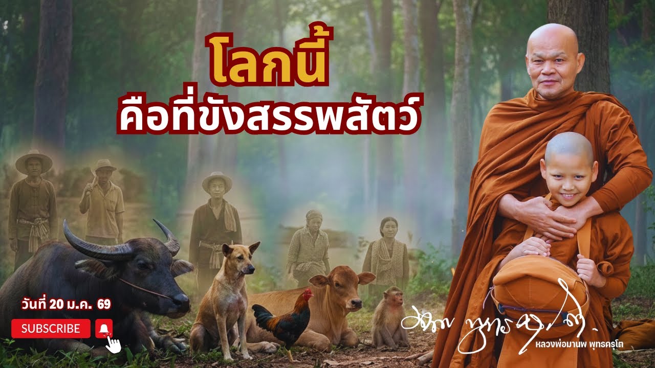 โลกนี้ คือที่ขังสรรพสัตว์  (20 ม.ค. 69)