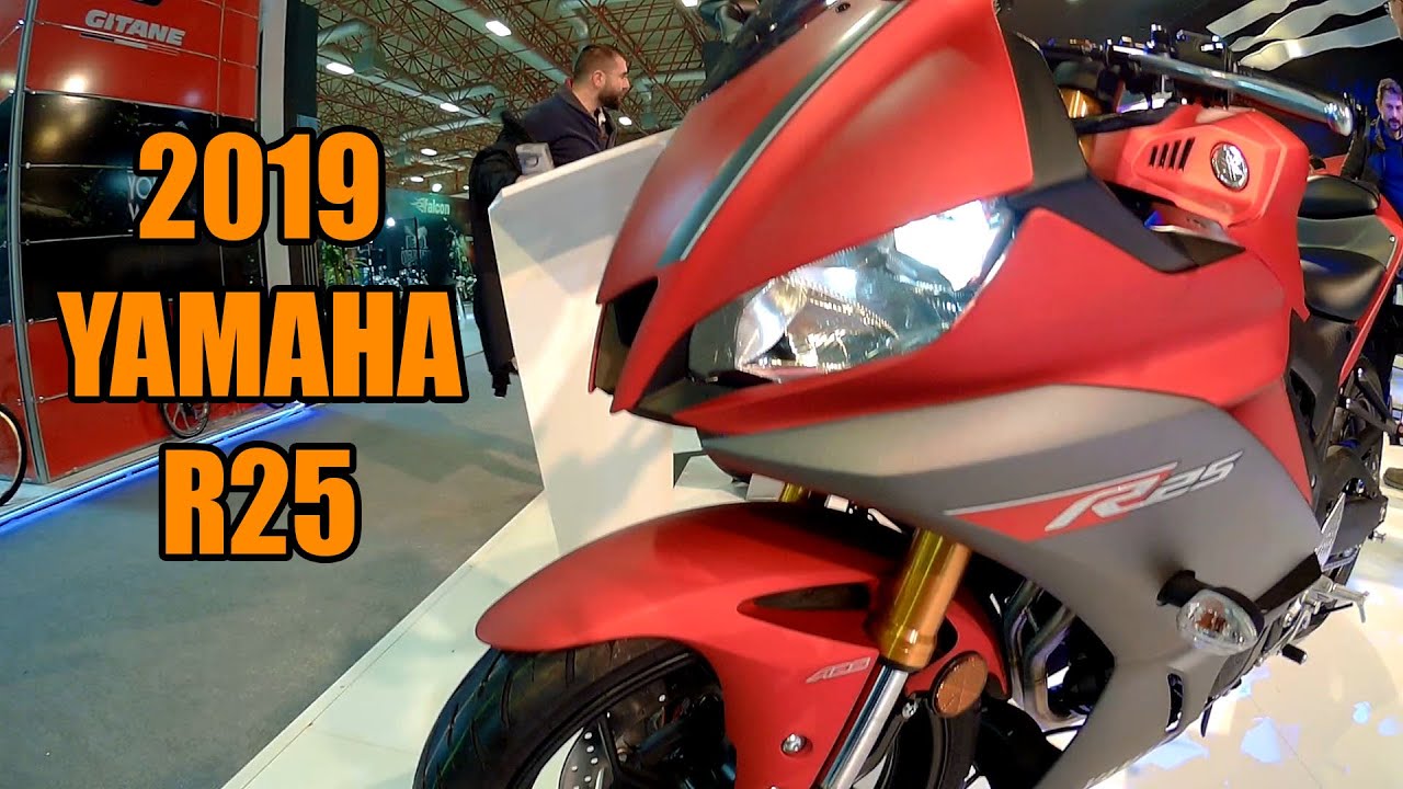 2019 YAMAHA R25 RED COLOR