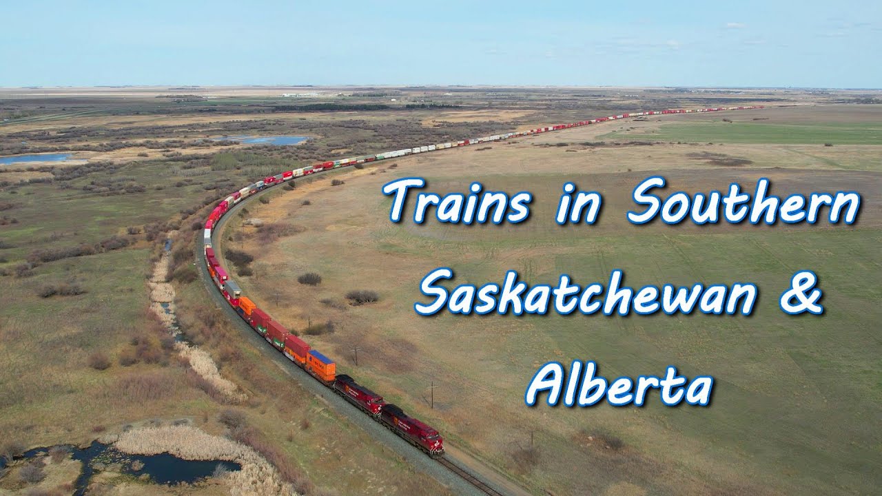Trains in Southern Alberta and Saskatchewan