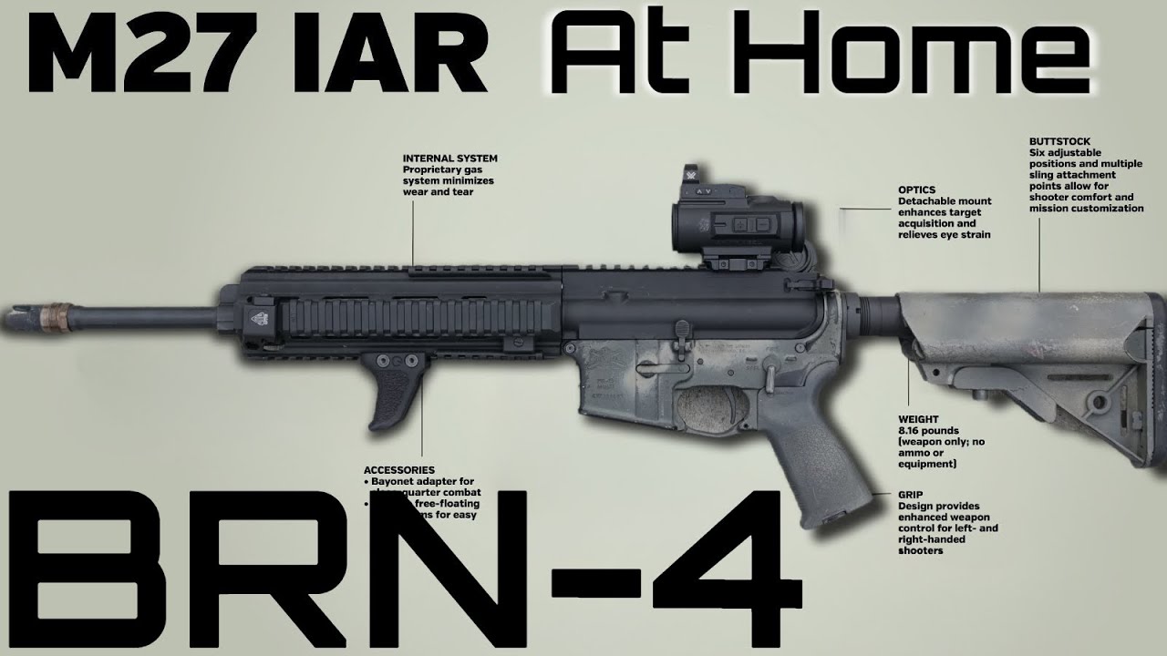 M27 IAR at Home - Brownell's BRN-4 (HK 416 Clone)