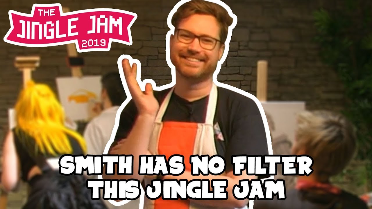 Hat Films & Bouphe Painting Stream but only the funny bits - Jingle Jam 2019