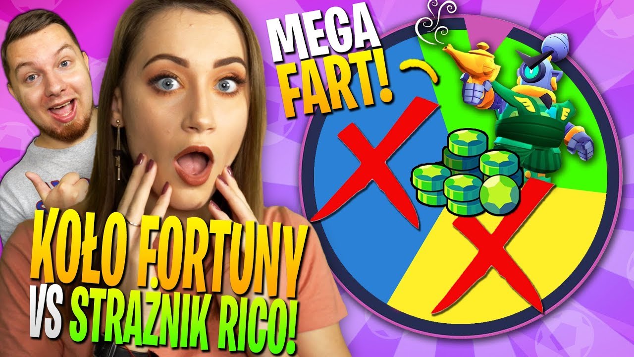 Koło fortuny vs STRAŻNIK Rico 🧞 w Brawl Stars ... (MEGA szczęście!)
