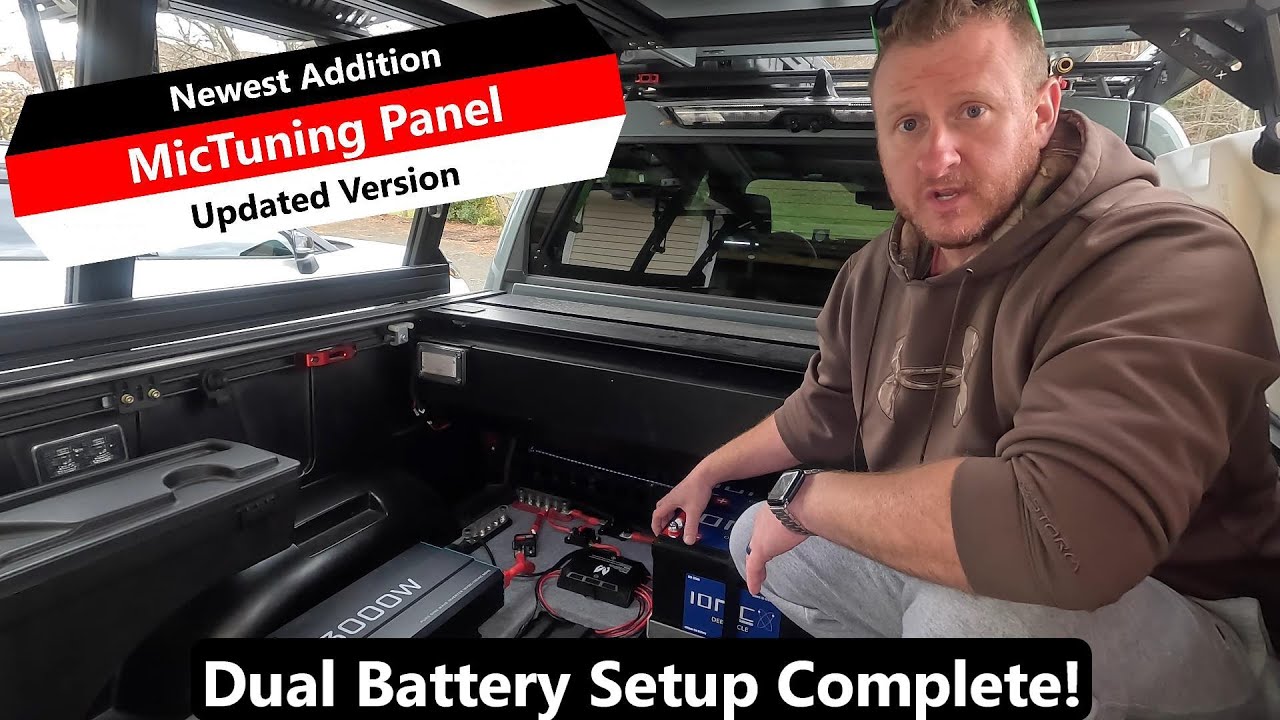 MicTuning Switch Panel, Updated Version...Dual Auxiliary Battery Setup Complete!