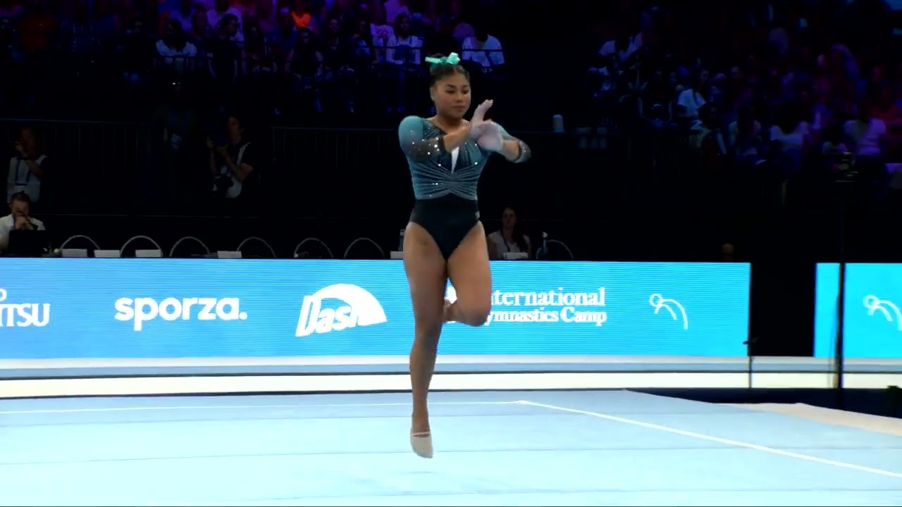 HERON Hillary (PAN)_2023 Artistic Worlds, Antwerp (BEL)_Qualifications_Floor Exercise