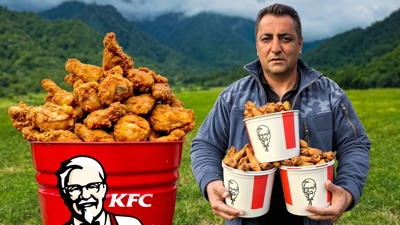 Village-Style KFC? Crispy Chicken Legs for Everyone! 🍗🔥