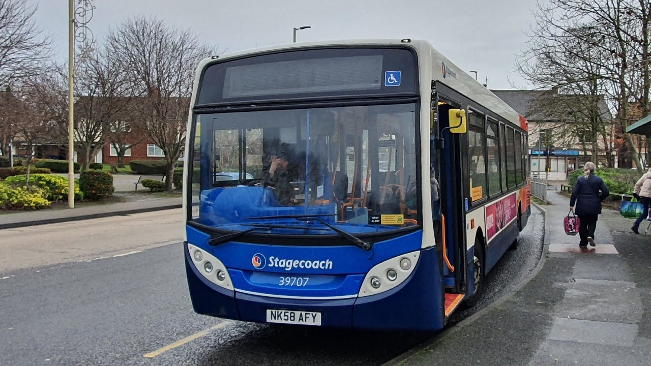 Journey on Route 17 | NK58AFY/39707 - Stagecoach North East: MAN 14.240LF/ADL Enviro 200