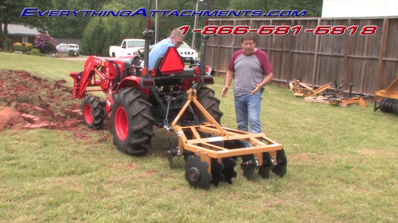 How To Disc Your Garden With A Kubota Tractor