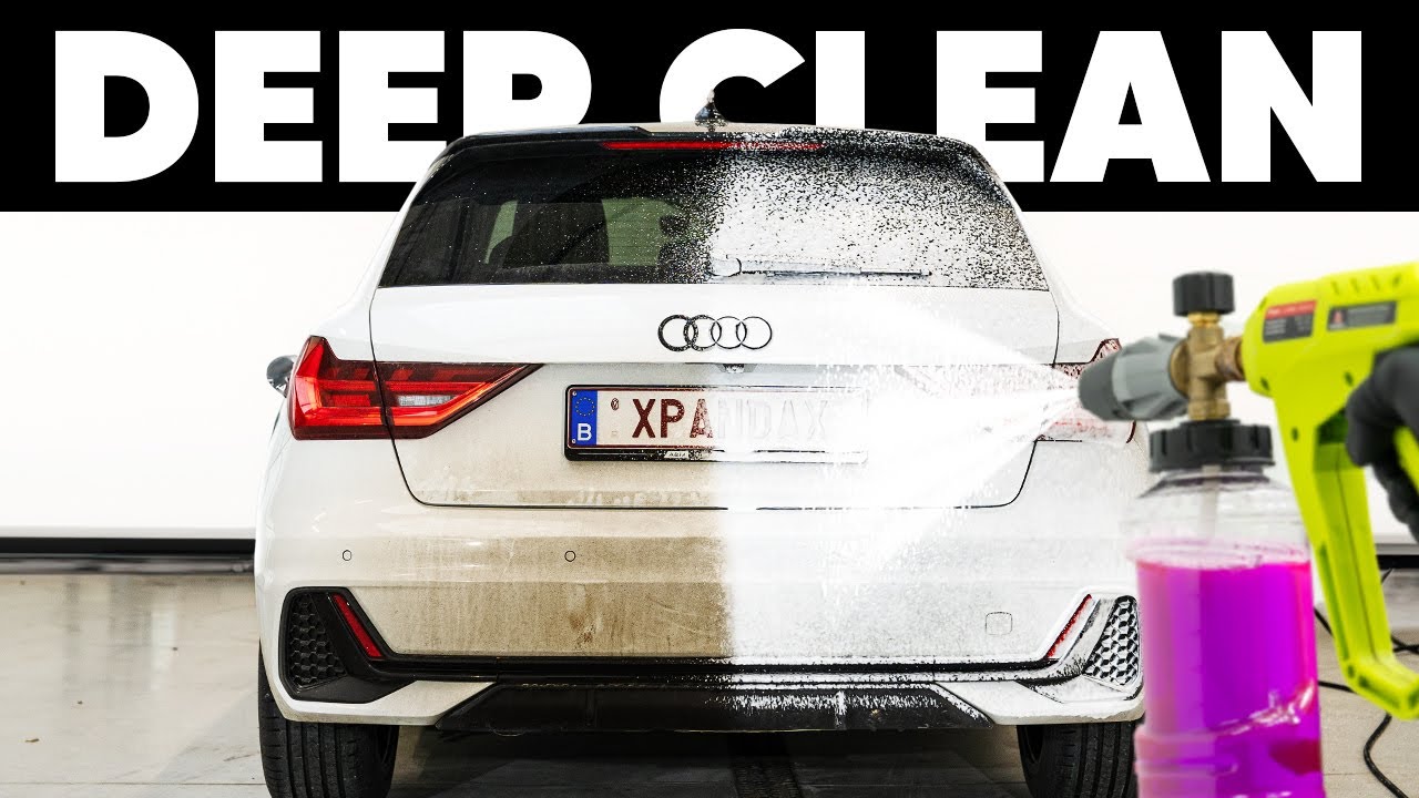 Dirty Audi A1 First Wash - Exterior Deep Clean - ASMR