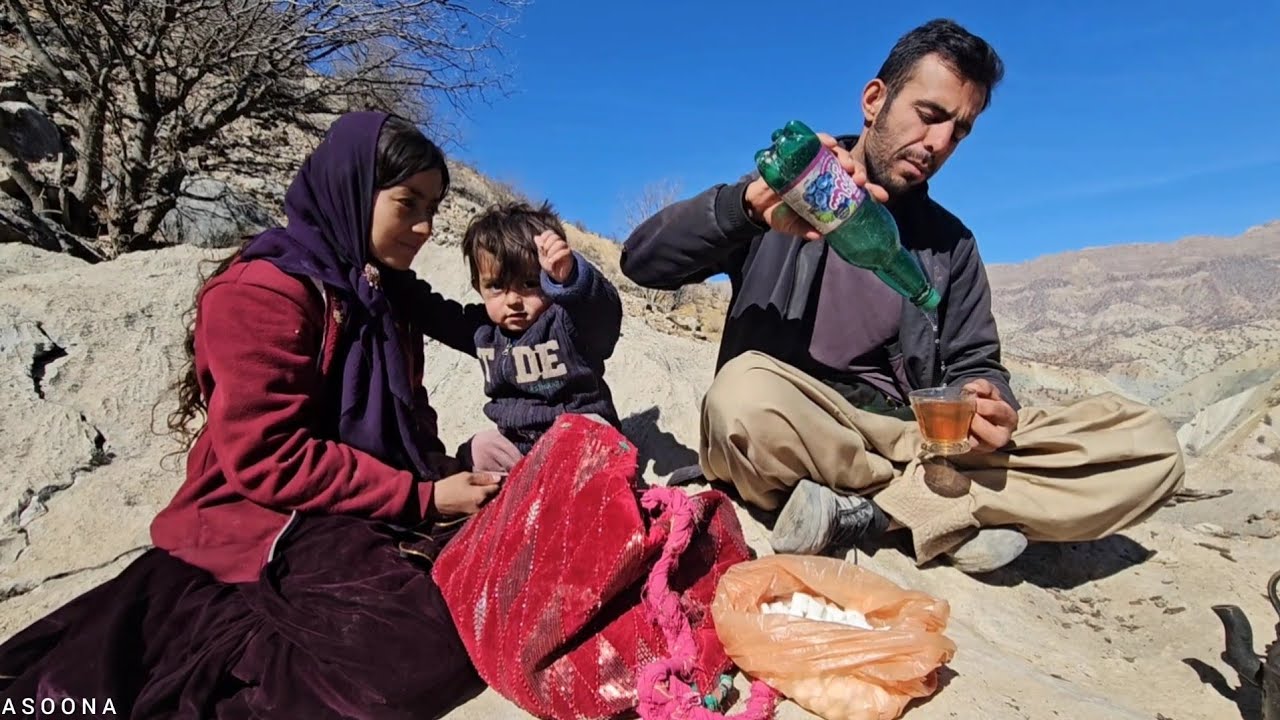 Gathering firewood by Muqaddar and Medina