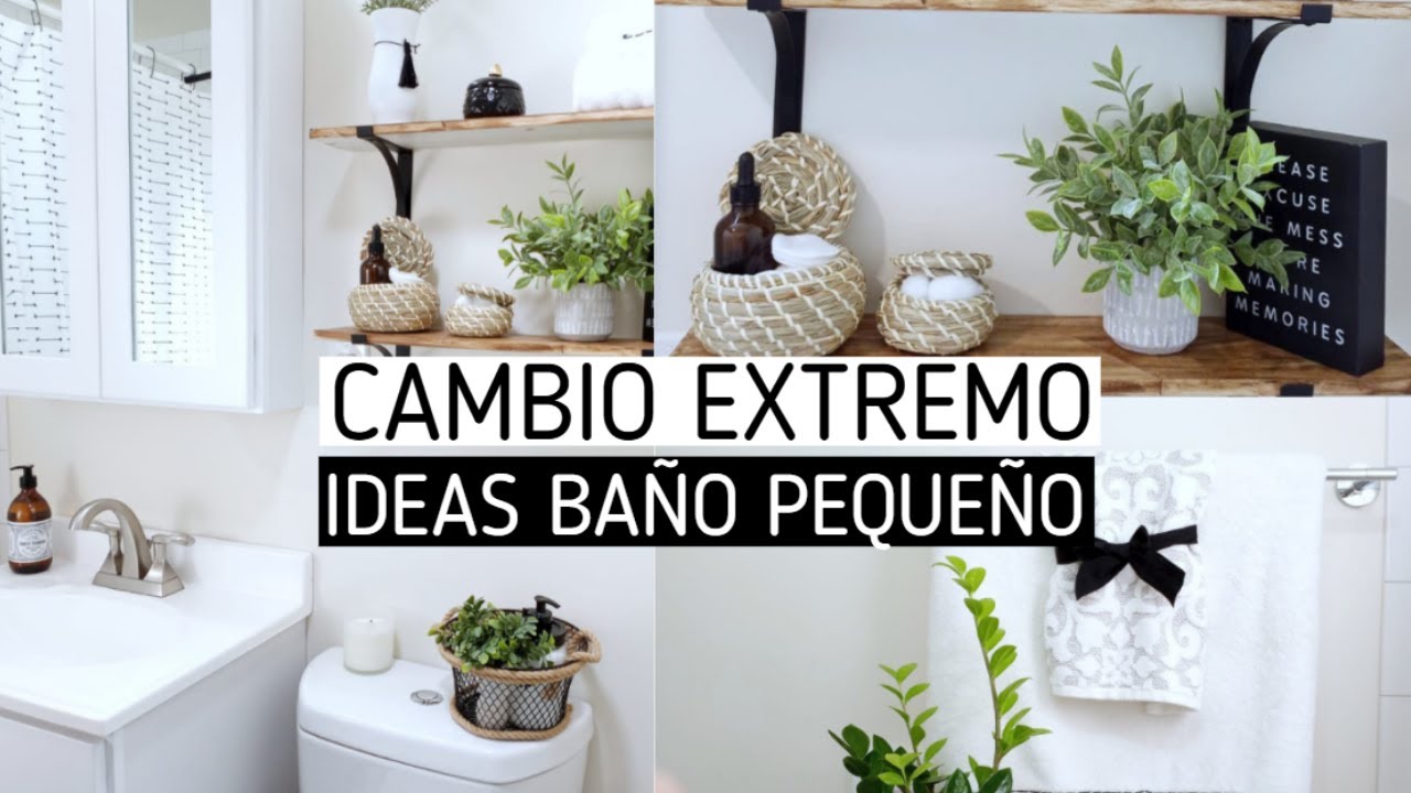 BAÑO PEQUEÑO 10 IDEAS 💡 para decorar (DISEÑO DE INTERIORES)