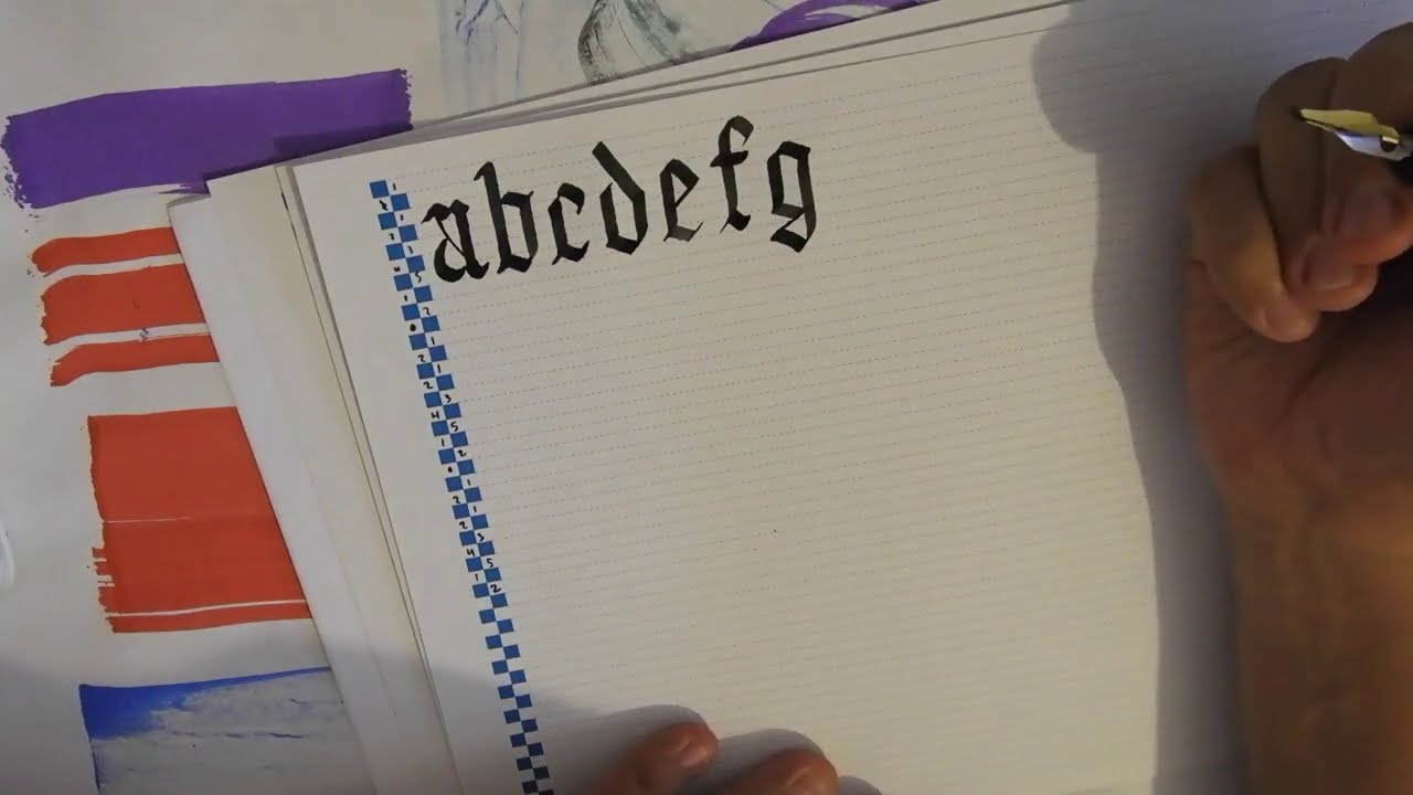 Caligrafía 006: Gótica Textura