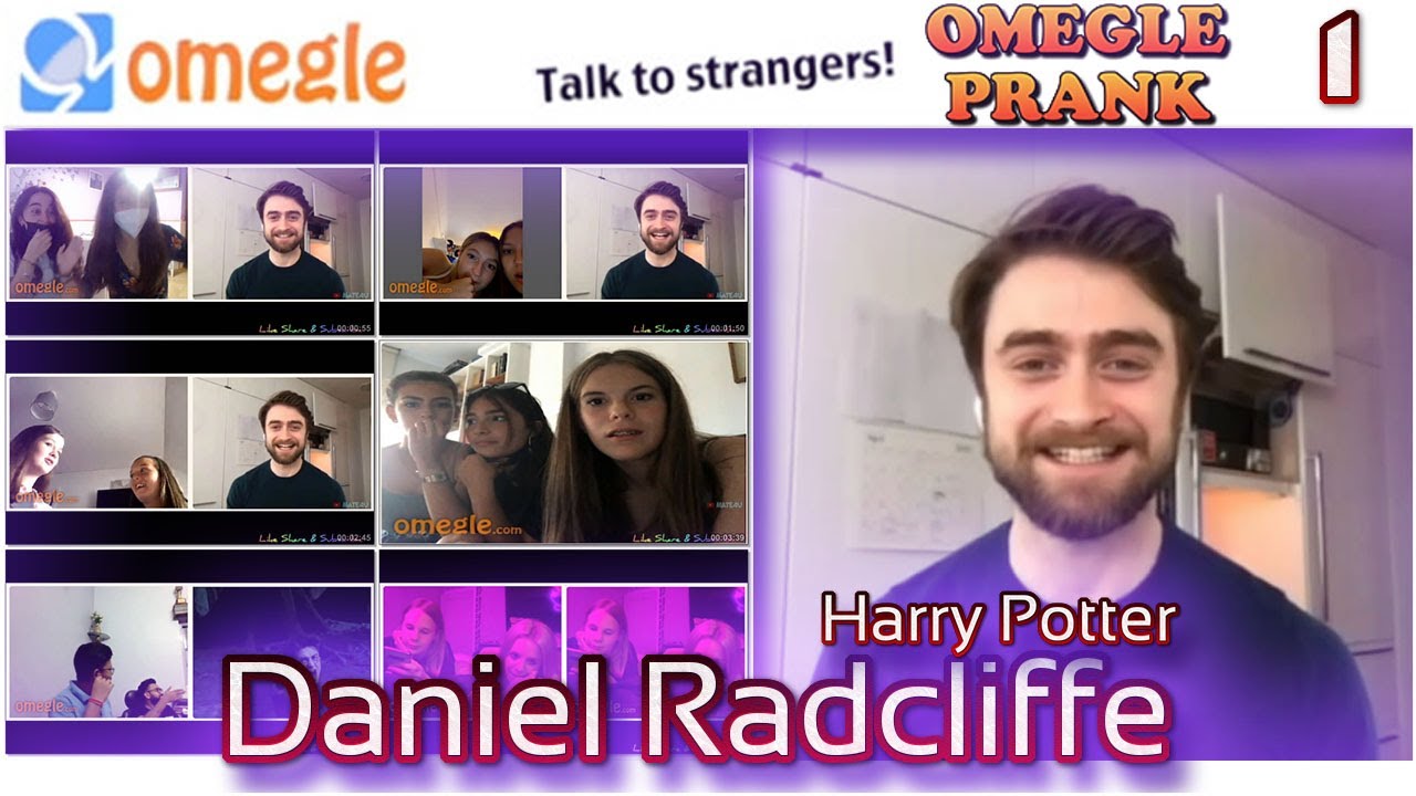 DANIEL RADCLIFFE OMEGLE CELEBRITY SURPRISE PRANK 😀😁😂🤣