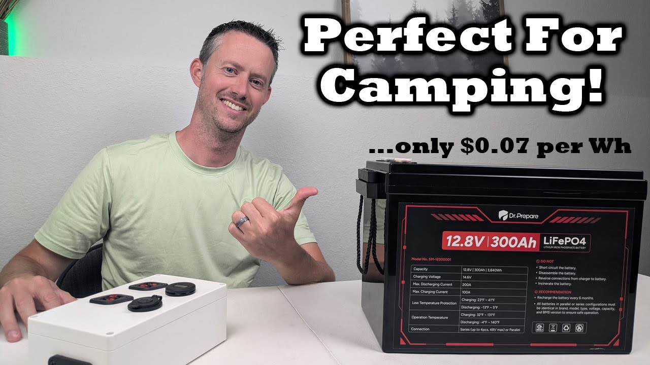 This Battery Is AWESOME For Camping! Dr. Prepare 300ah Compact LFP Battery - Fully Tested