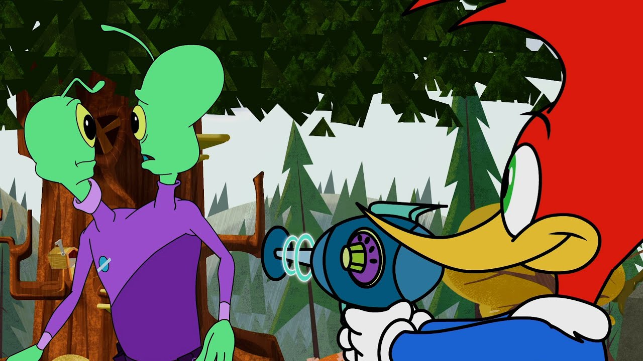 Invasion d'aliens | Épisode Entier | Woody Woodpecker en Français