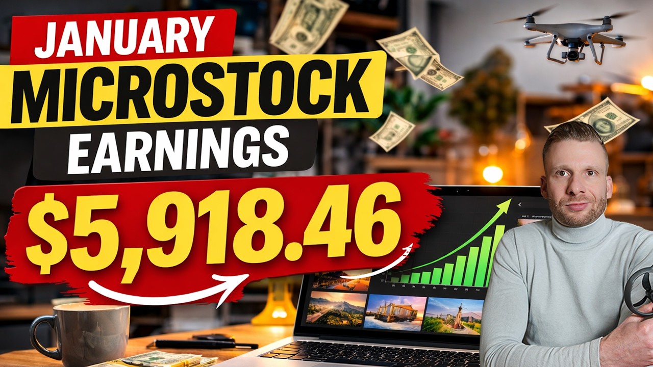 January 2026 Microstock Earnings $5,918.46