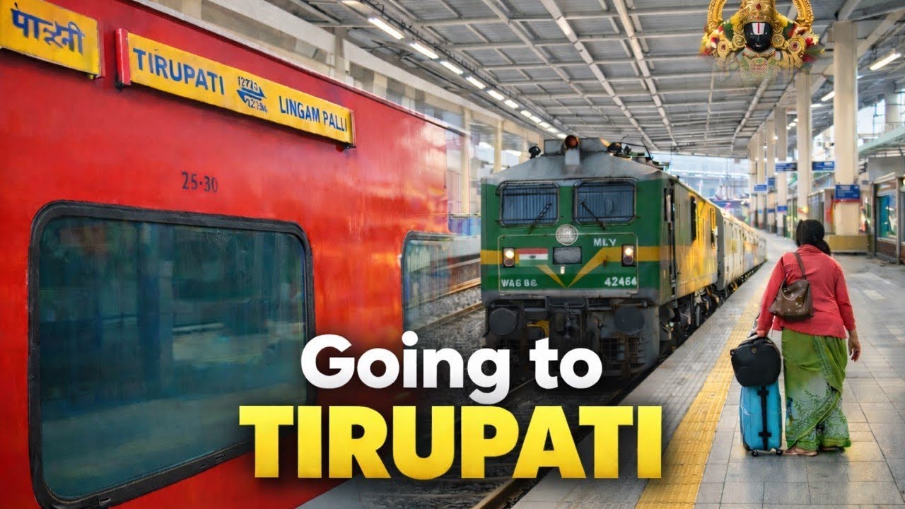Going to Tirupati by Train 🙏 | Full Travel Vlog