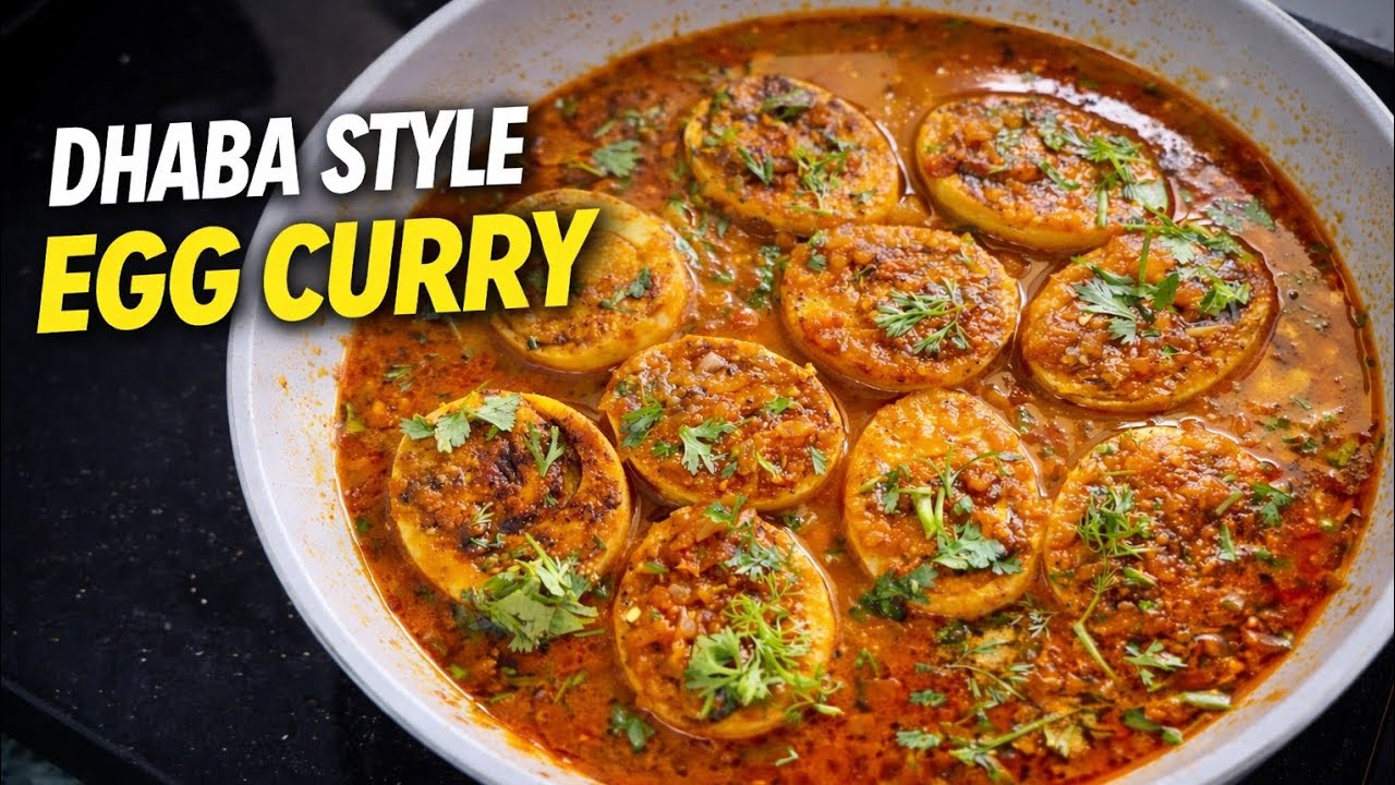 Spicy Egg Curry Recipe | Dhaba Style Anda Masala | Easy Egg Curry at Home #andacurry #eggmasala