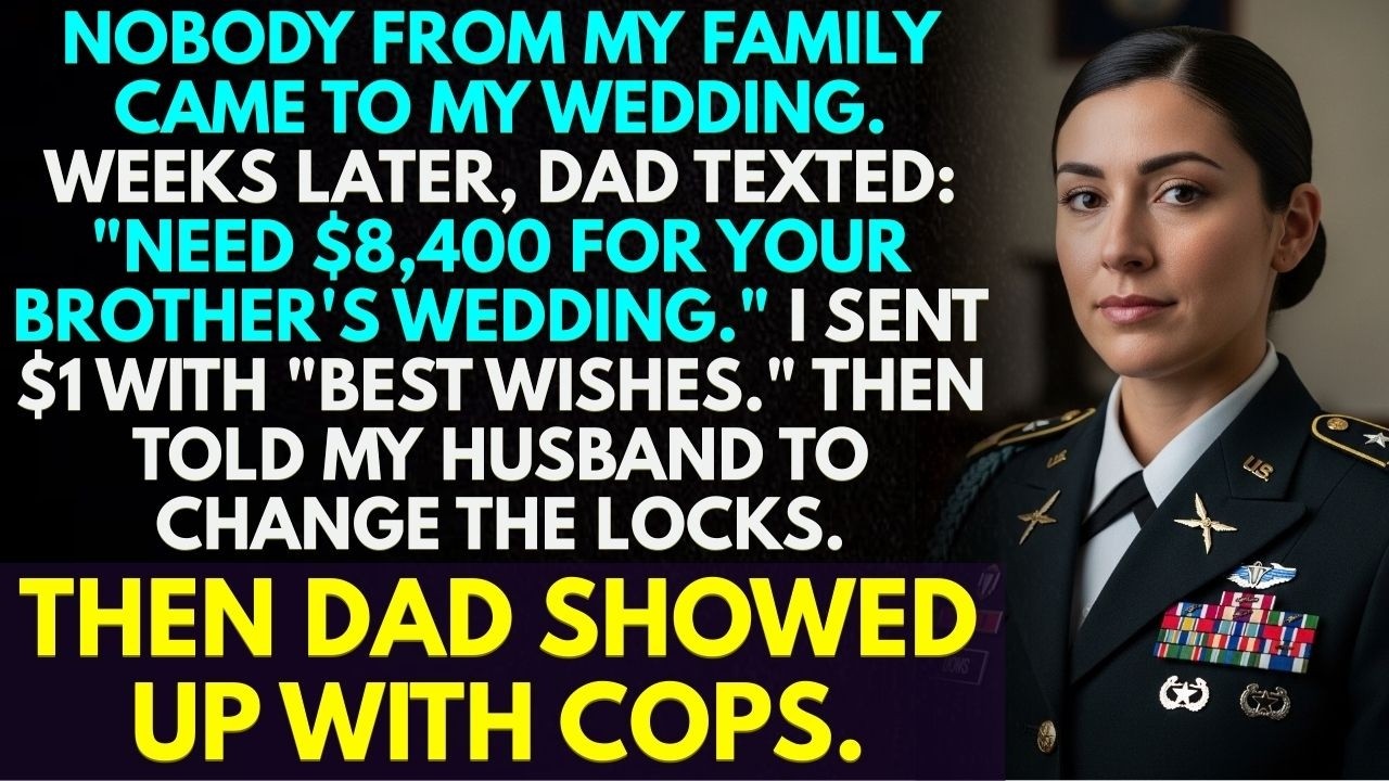 My Family Abandoned Me at My Own Wedding — Then Dad Showed Up With Cops.