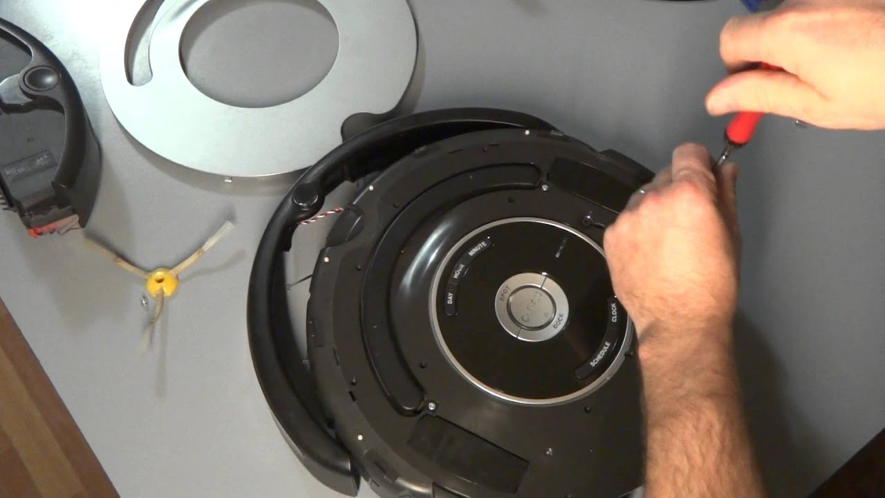 1 iRobot Roomba 500 and 600 Series Circle Dance 9 Beep Bumper Error Full Disassembling Part 1