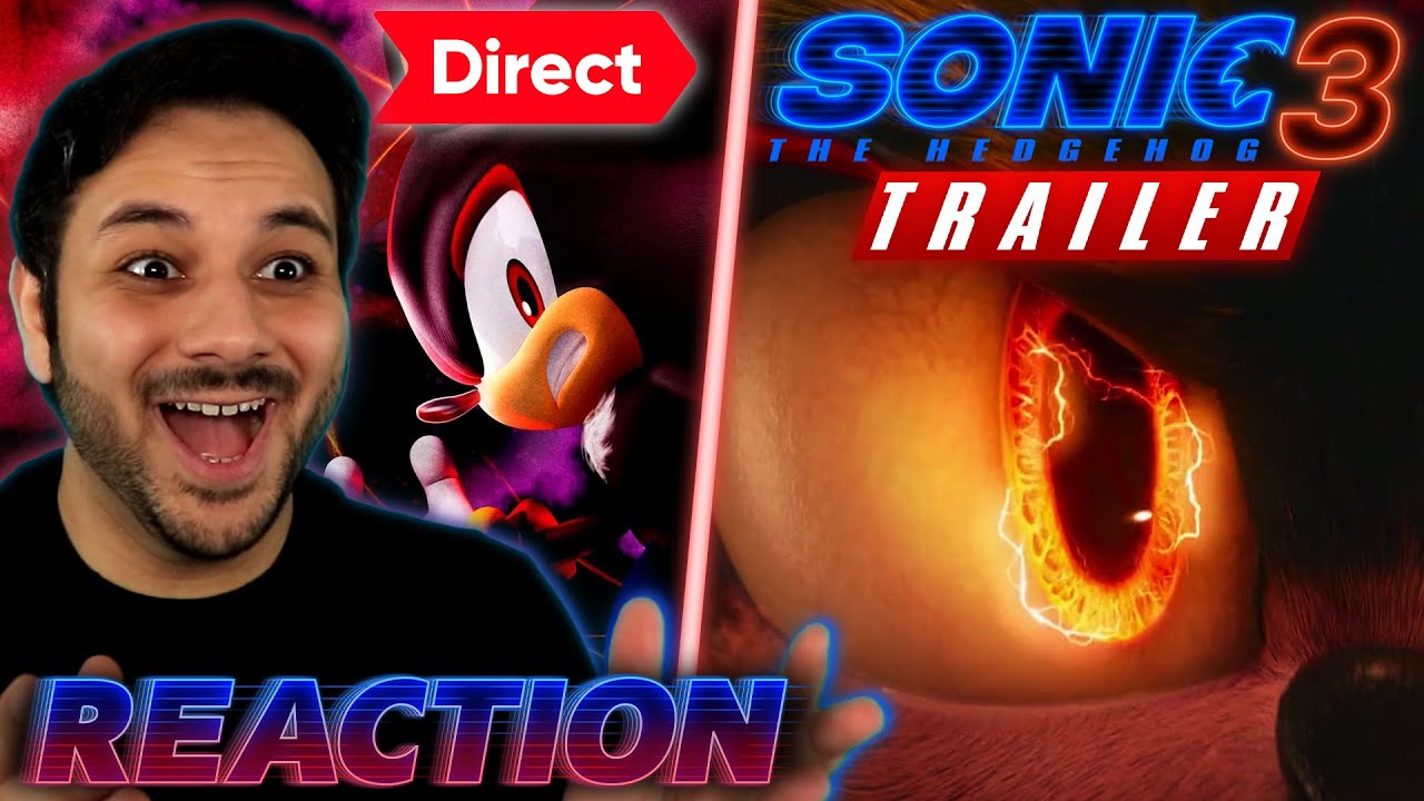 SONIC MOVIE 3 TRAILER & NINTENDO DIRECT REACTION!