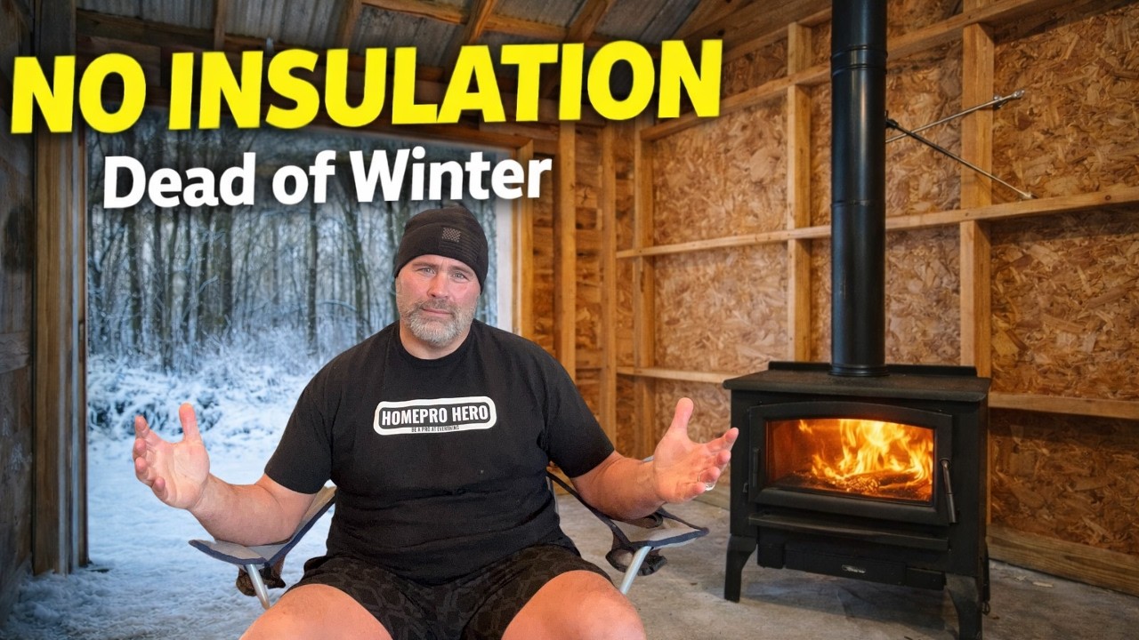 This Wood Stove Heats My Entire Pole Barn
