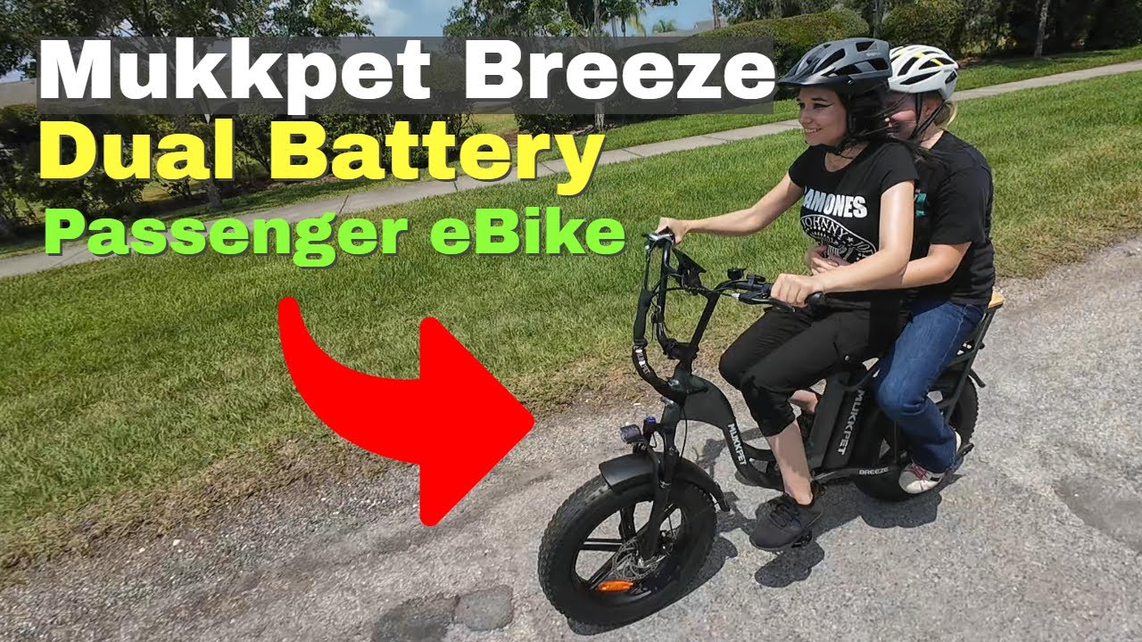 eBike Review | Mukkpet Breeze A Great DUAL BATTERY Passenger eBike.