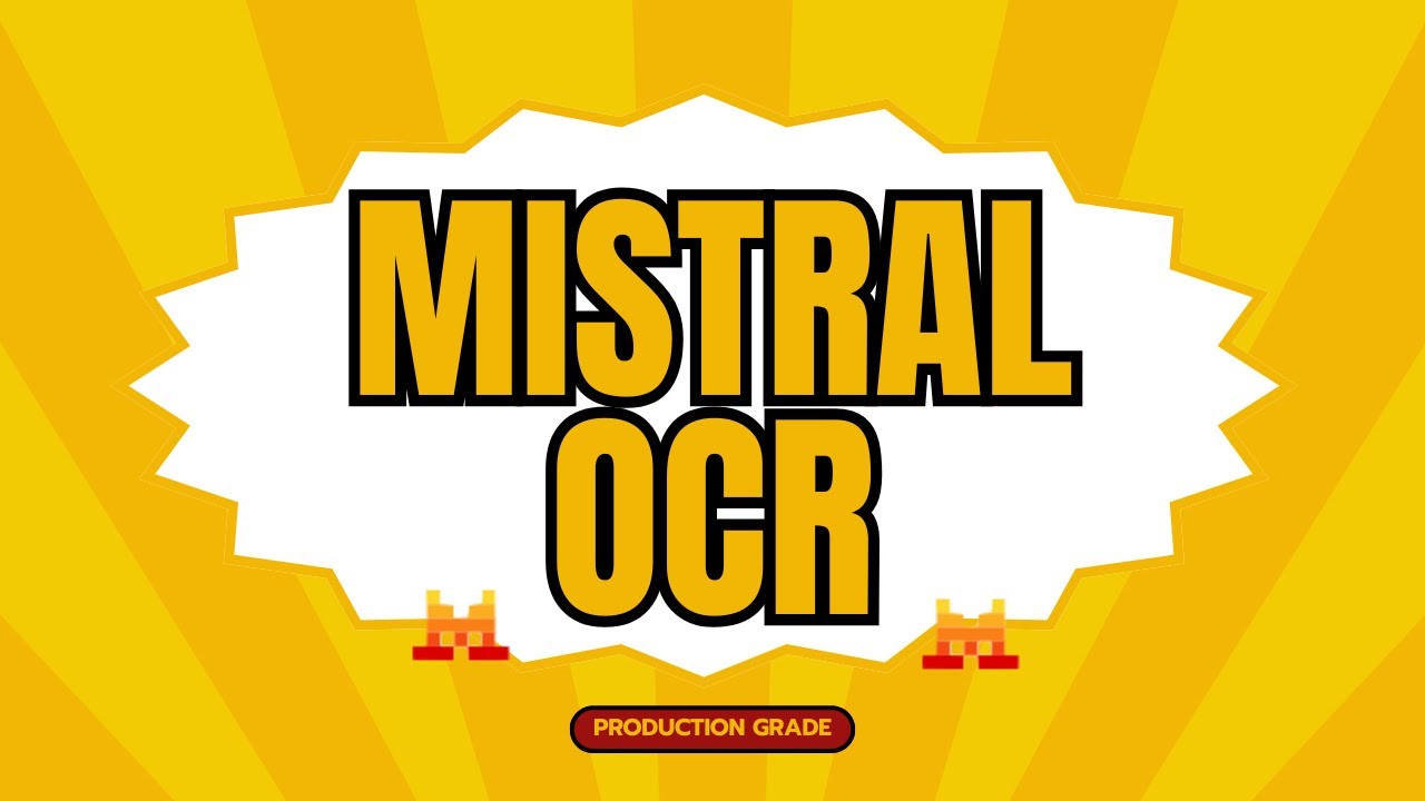 Mistral OCR: модель понимания документов промышленного уровня