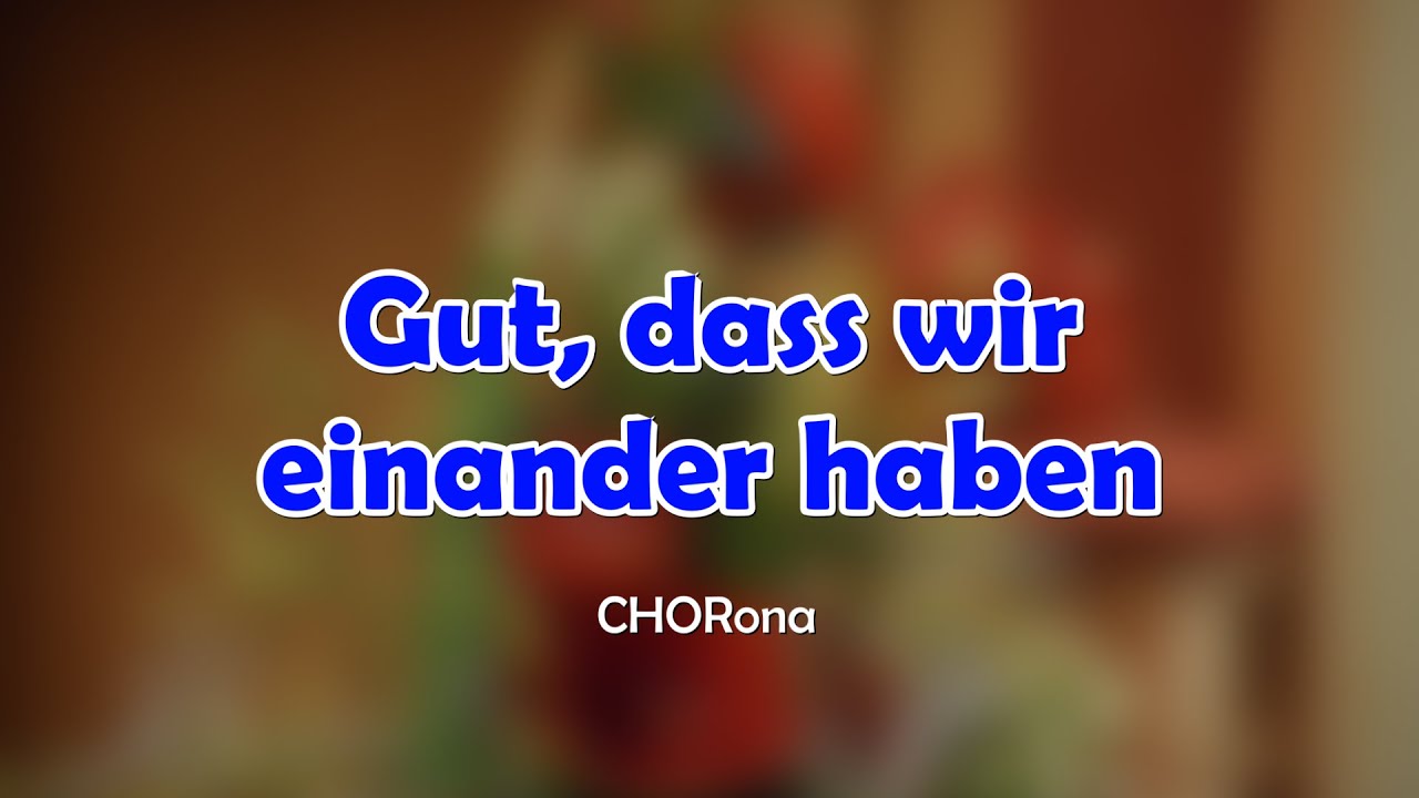Gut, dass wir einander haben #prayhome #WirBleibenZuhause #musicvscorona