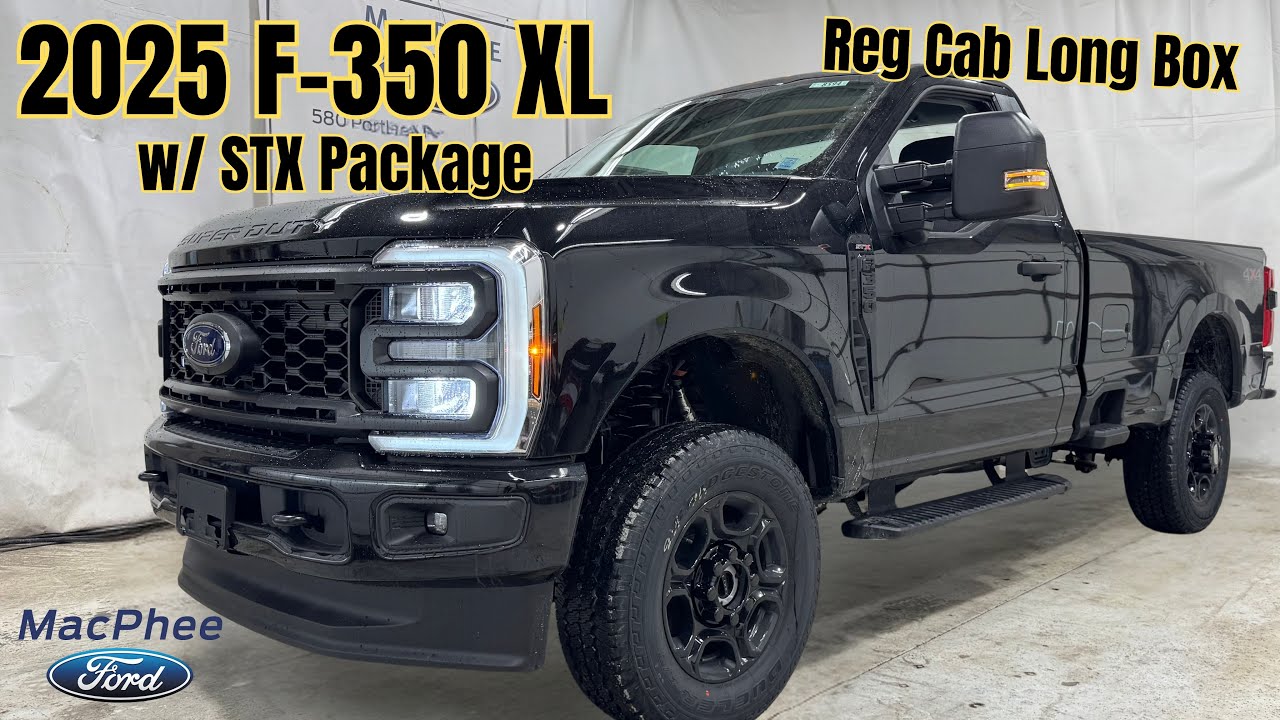 Ford F-350 XL 2025 года с пакетом STX! Обзор и осмотр