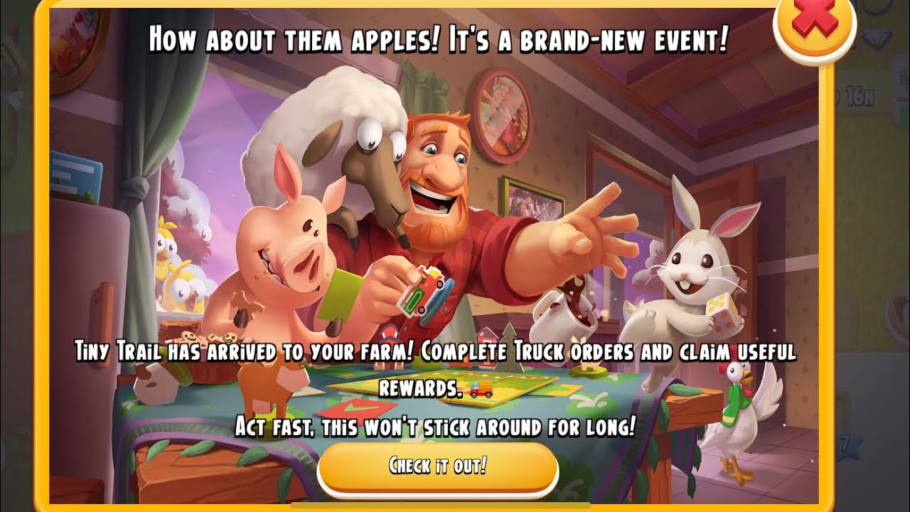 Hay Day | Level 228 | Tiny Trail 
