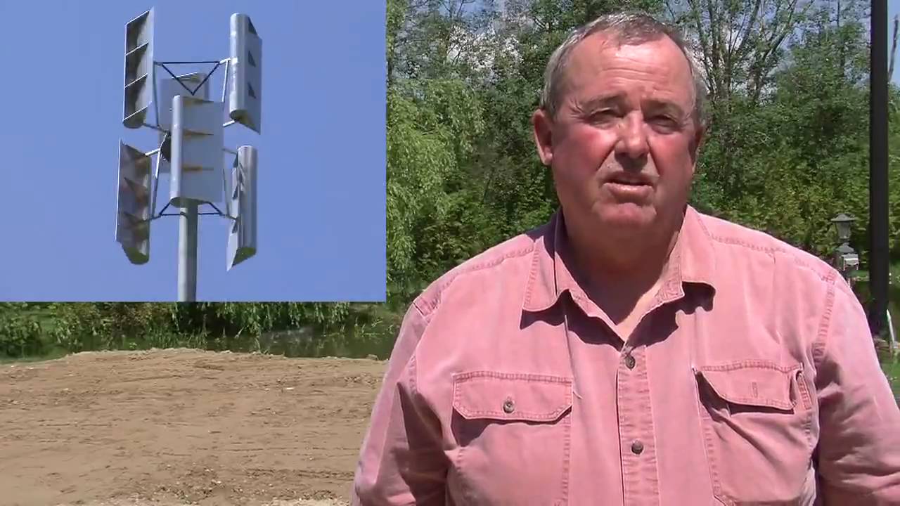 VBINE Energy's Vertical Axis Wind Turbine (VAWT) 720p