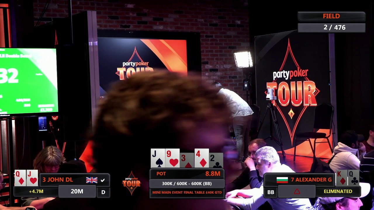 Mini Main Event &pound;40,000 GTD Final Table