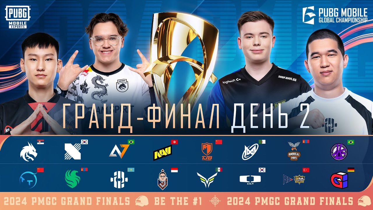 [RU] Гранд-финал PMGC 2024 | День 2 | Глобальный чемпионат PUBG MOBILE