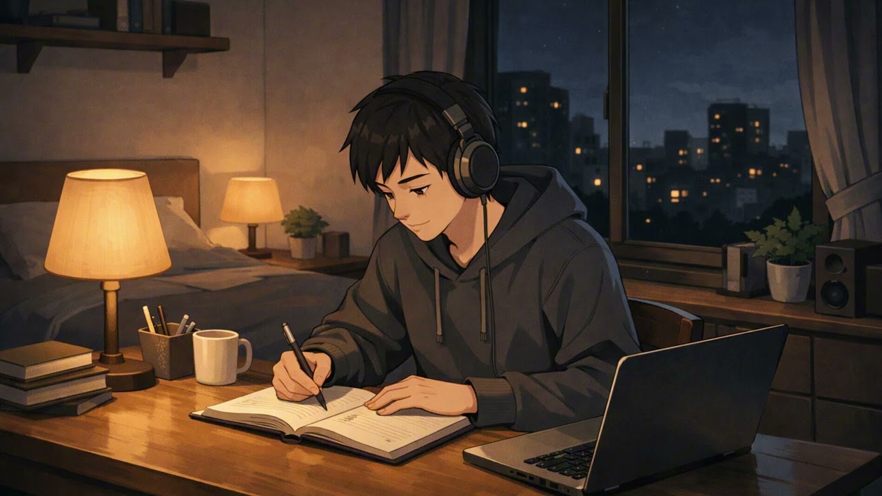 Late Night Study Lofi – 1 Hour Deep Focus Music | DEEPDESK