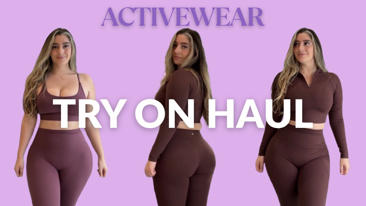 Activewear Matching Sets Try On Haul and Brand Review