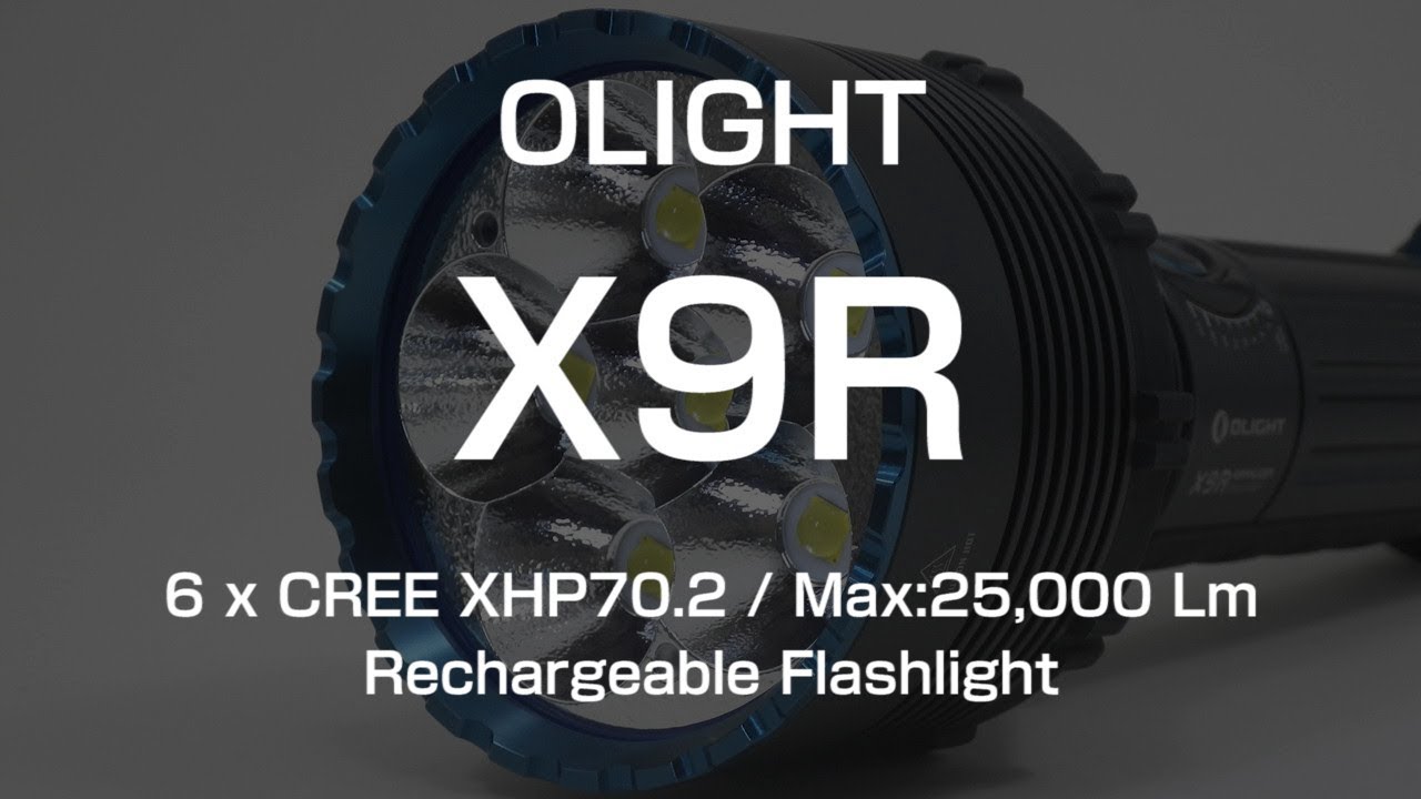 OLIGHT X9R Marauder / CREE XHP70.2 x6 (CW)