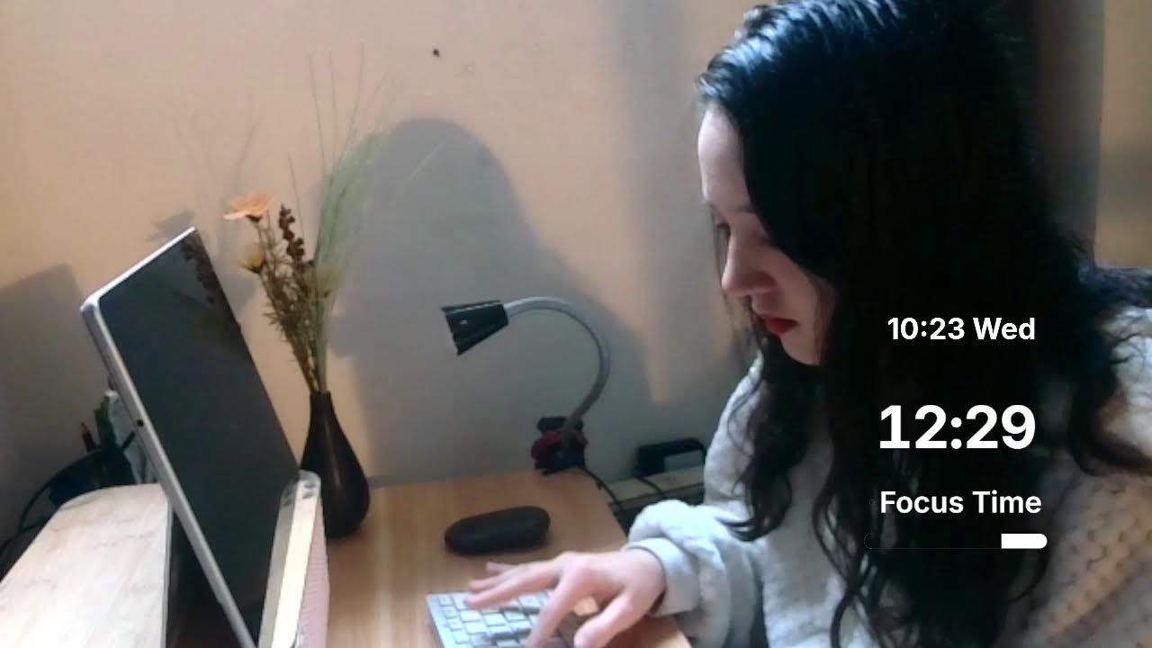 2 HOURS REAL TIME STUDY WITH ME - pomodoro 50/10 [ with talks] coworking ambience👨‍💻