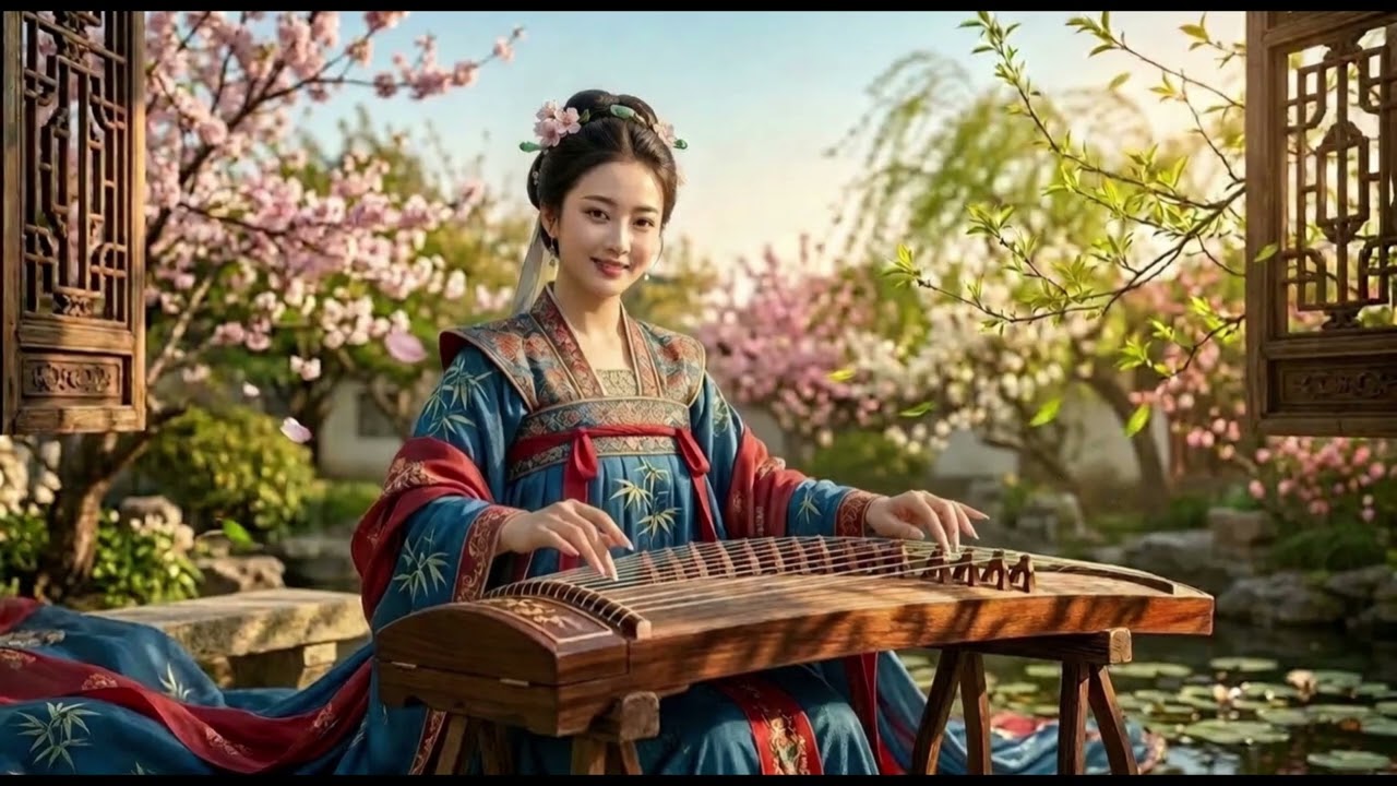角音療癒｜《春風得意》古樂版 生機盎然清脆和諧 疏肝解鬱 緩解壓力憤怒