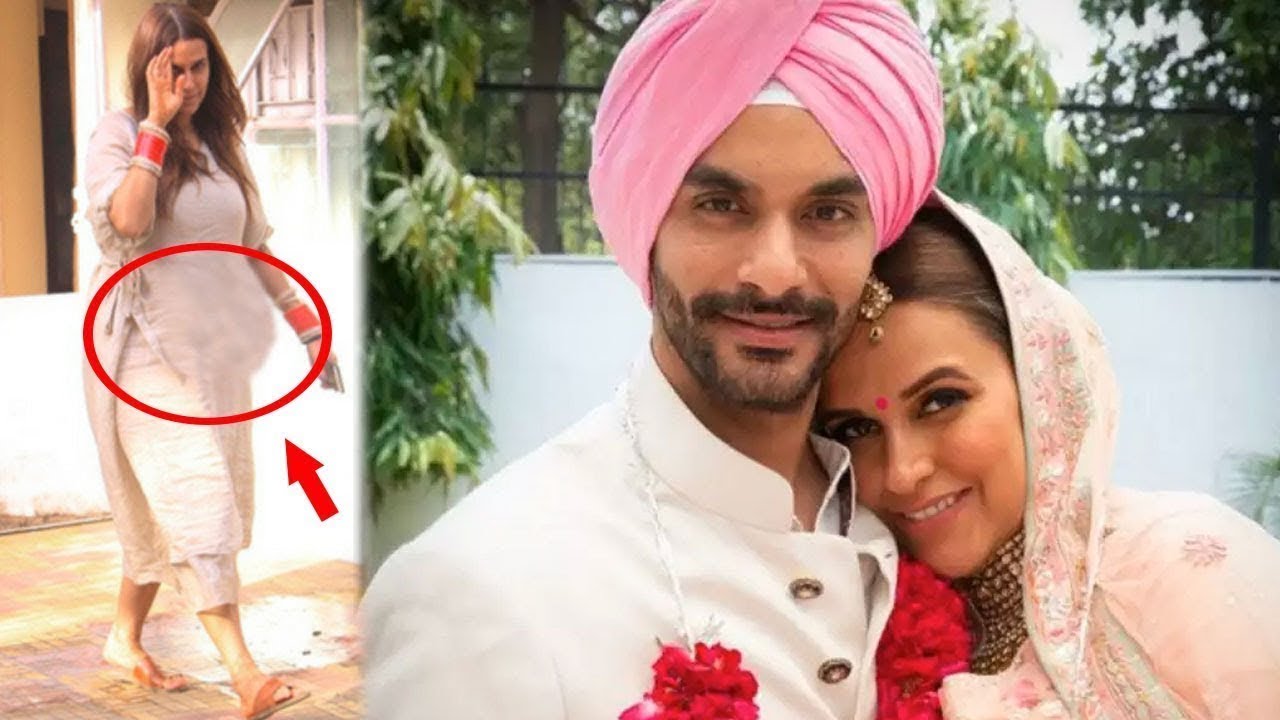Neha Dhupia and Angad Bedi confirm pregnancy rumours