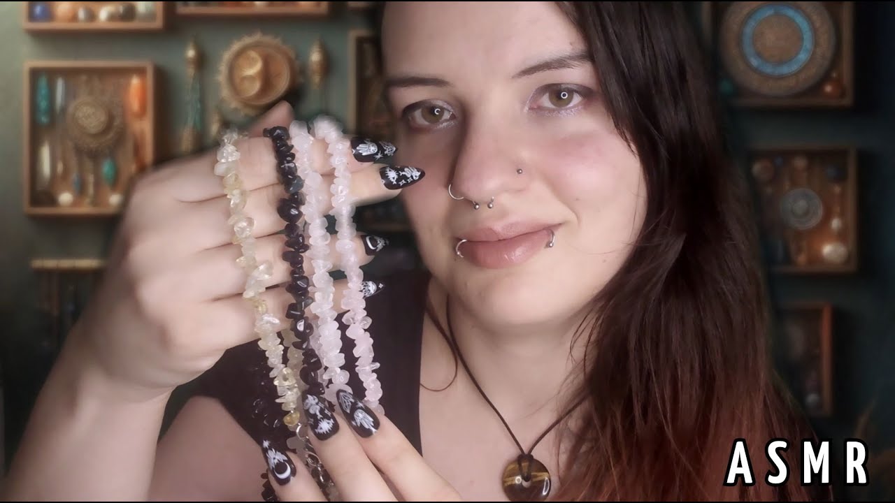 ✨ Finde deinen perfekten Heilstein | ASMR Beratung mit Buch & Schmucksounds ✨