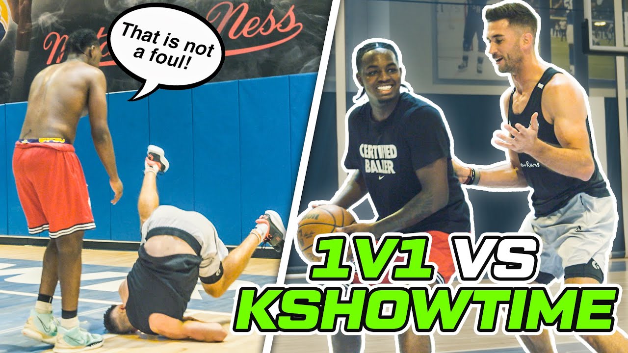 "This isn't a park takeover this is real basketball" 1v1 vs K Showtime Gets Heated!